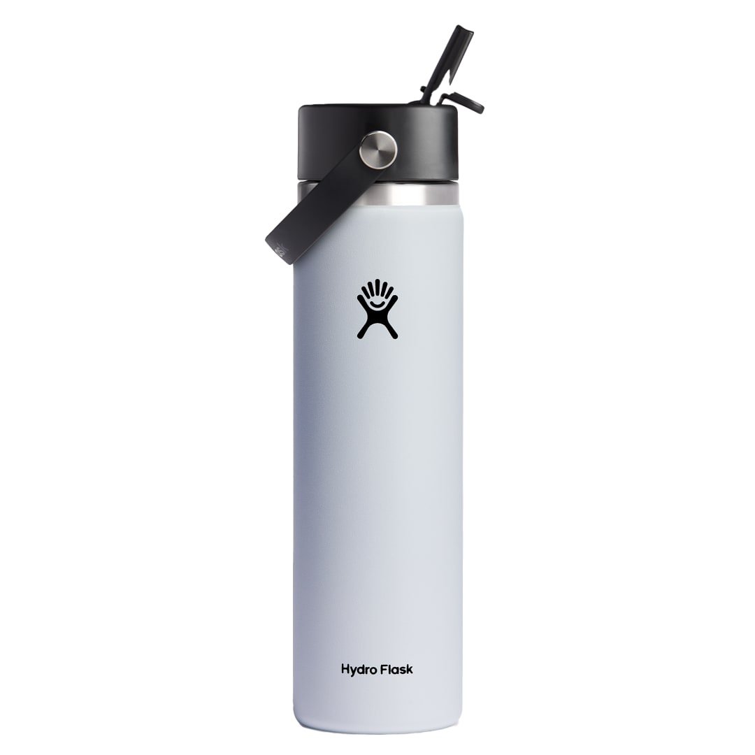 Hydro Flask Hydro Flask® Wide Mouth w/ Flex Straw Cap 24oz - 1601-96 White
