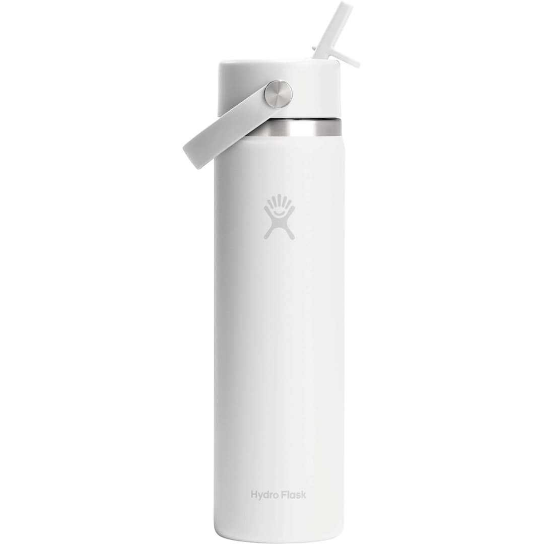 Hydro Flask Hydro Flask® Wide Mouth w/ Flex Straw Cap 24oz - 1601-96 White