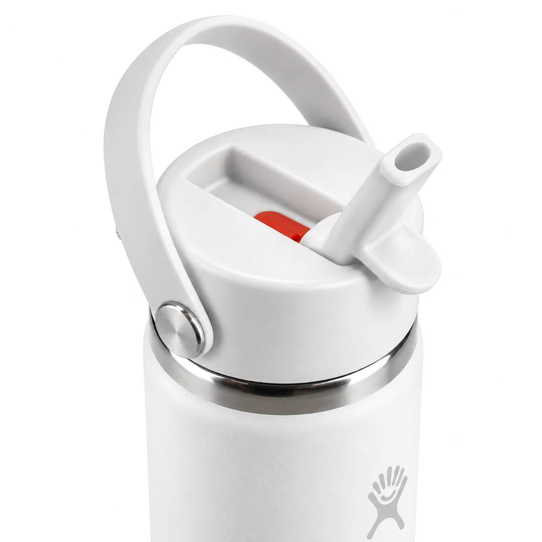 Hydro Flask Hydro Flask® Wide Mouth w/ Flex Straw Cap 24oz - 1601-96 White