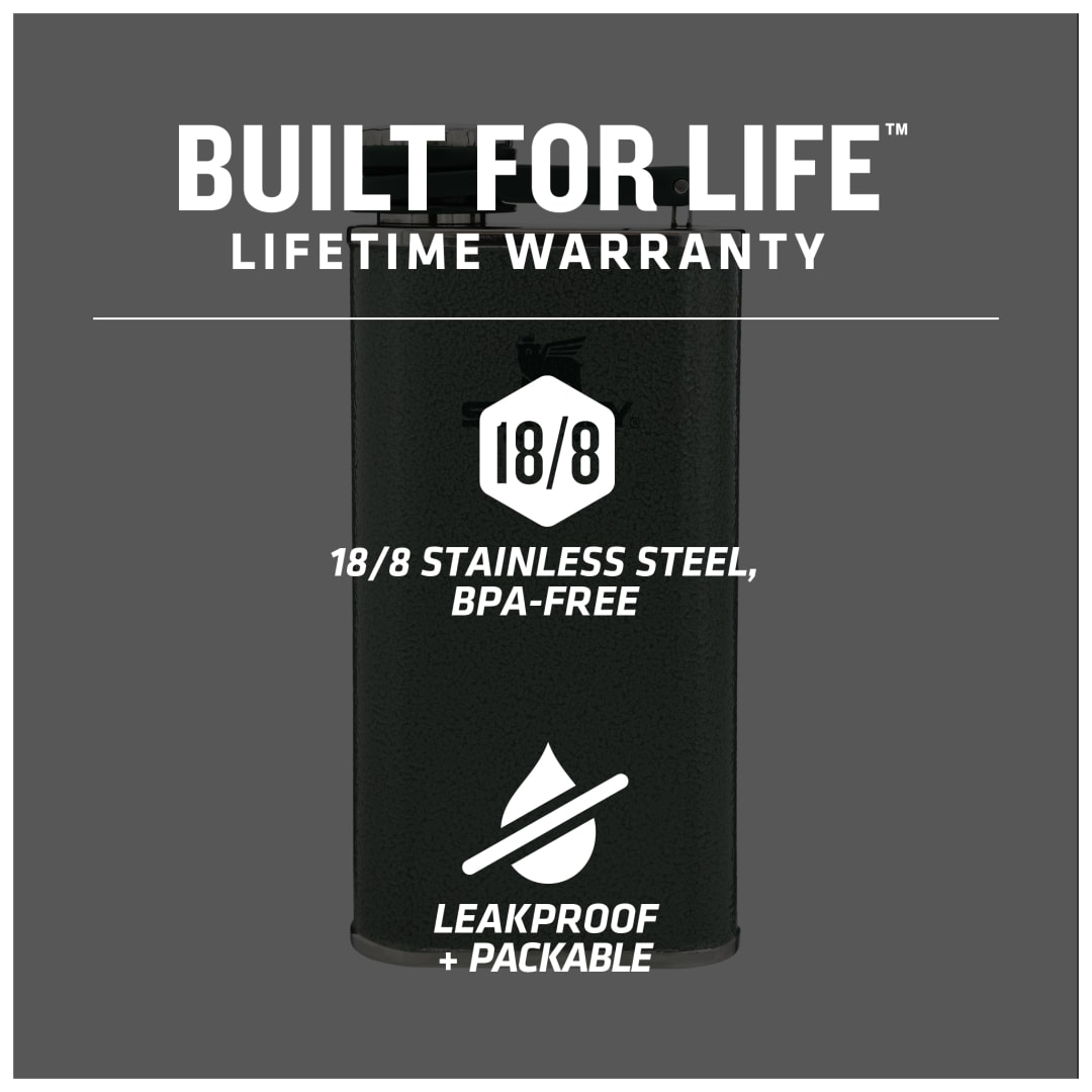 Stanley Stanley Easy Fill Wide Mouth Flask 8oz - 1603-05 Green