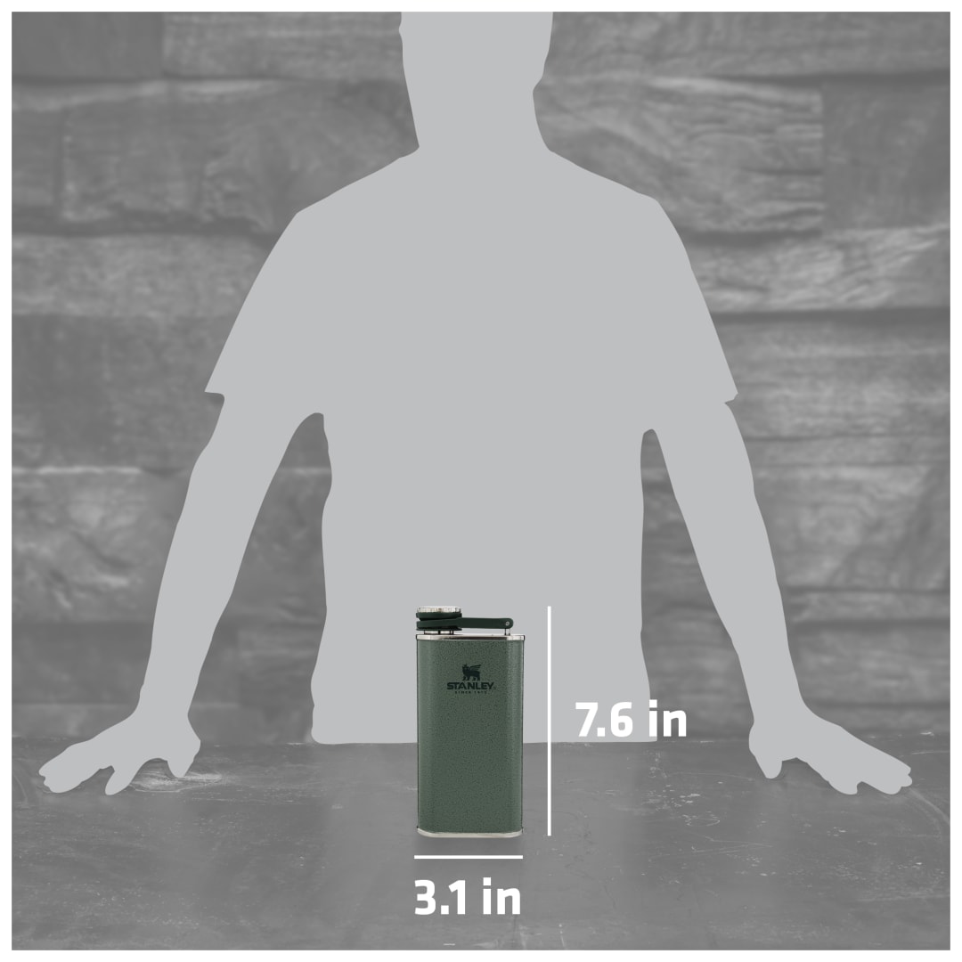 Stanley Stanley Easy Fill Wide Mouth Flask 8oz - 1603-05 Green