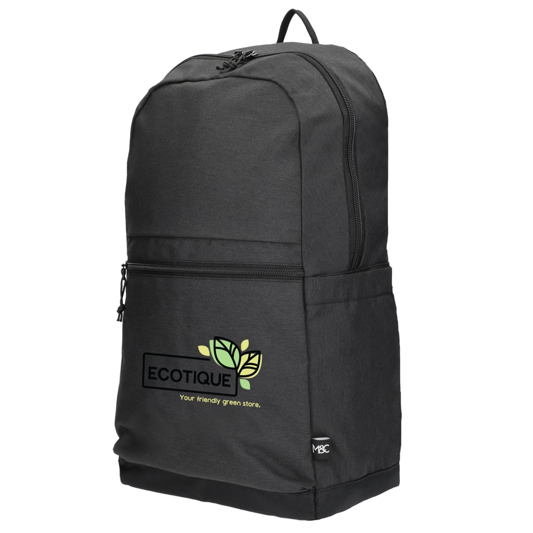 EarthTrendz Merchant & Craft Recycled 17" Laptop Backpack - 3750-85