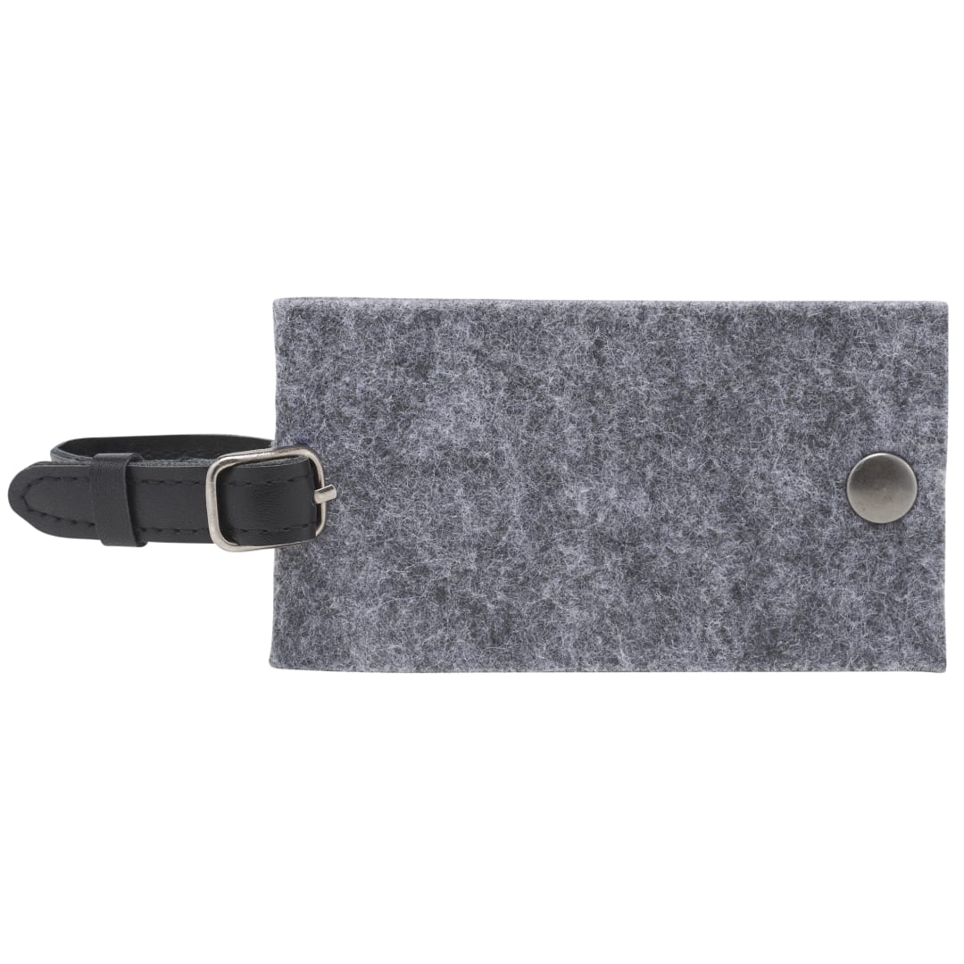 The Goods THE GOODS™ Recycled Felt Luggage Tag - SM-5753 Gray