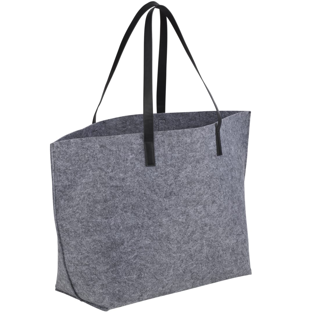 The Goods THE GOODS™ Recycled Felt Shoulder Tote - SM-5754 Gray
