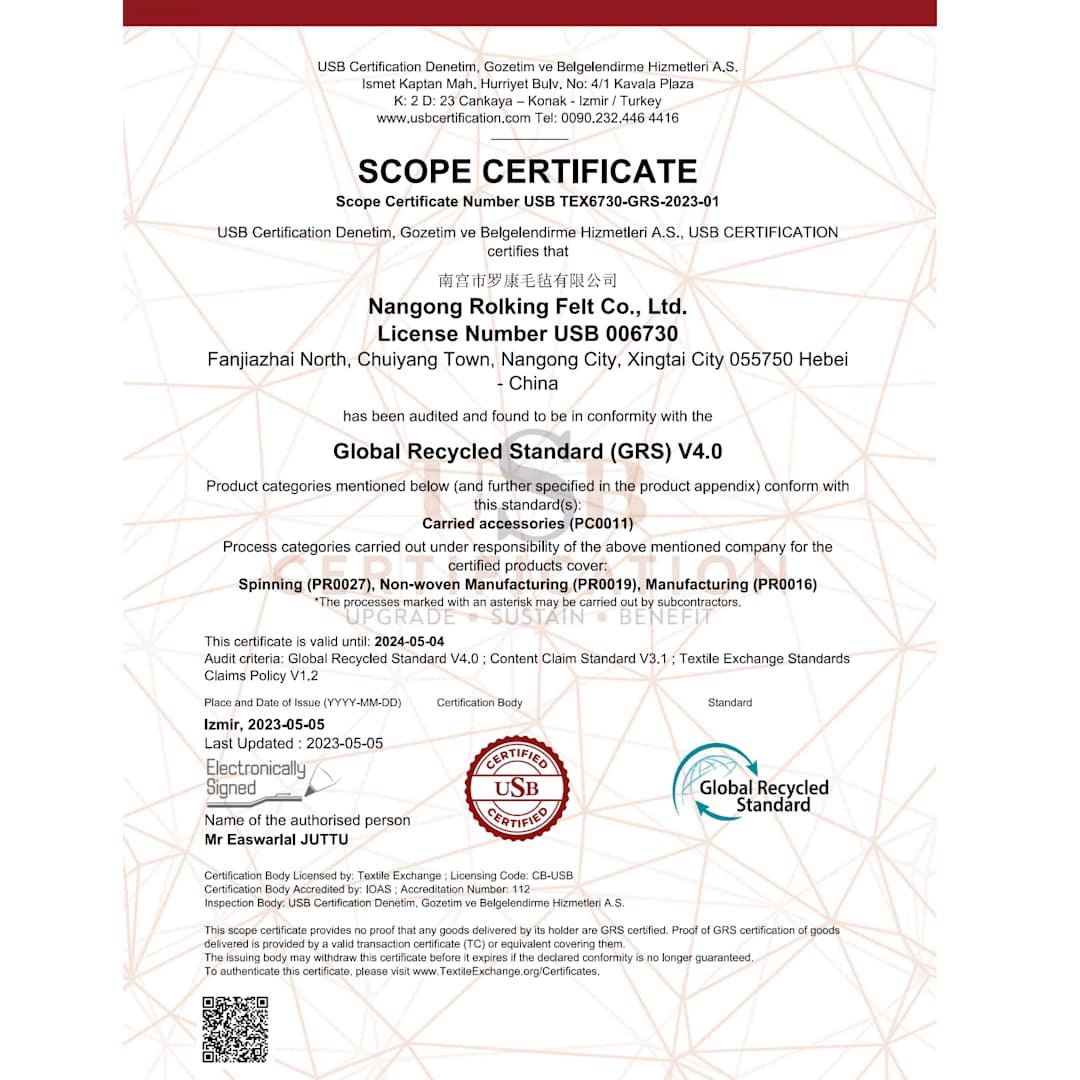 The Goods THE GOODS™ Recycled Felt Shoulder Tote - SM-5754 Gray