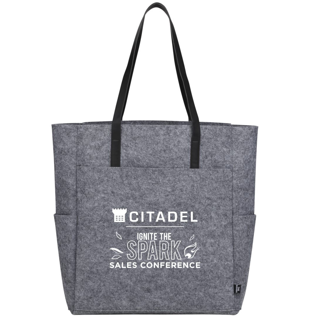 The Goods THE GOODS™ Recycled Felt Meeting Tote - SM-5755 Gray
