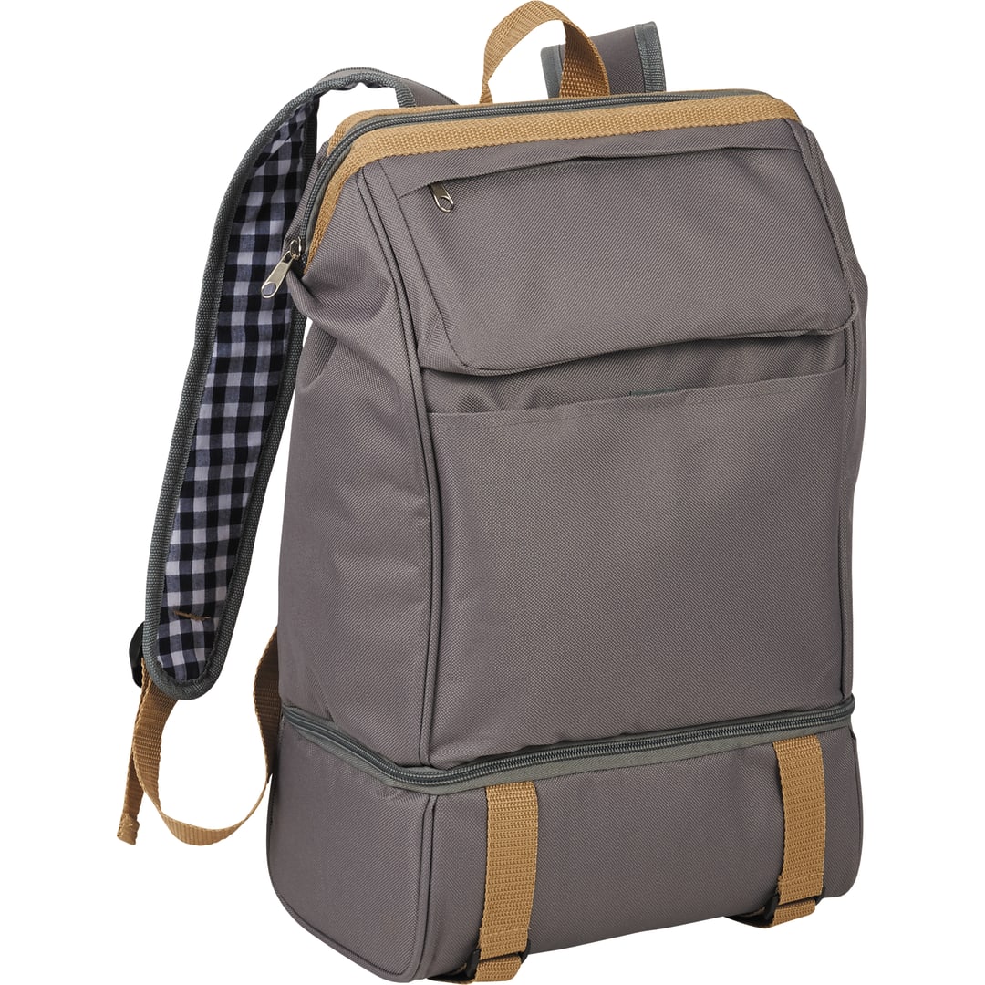 Café Picnic Backpack for Two - 1450-44 Gray