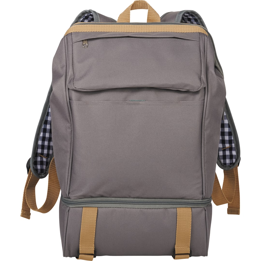 Café Picnic Backpack for Two - 1450-44 Gray