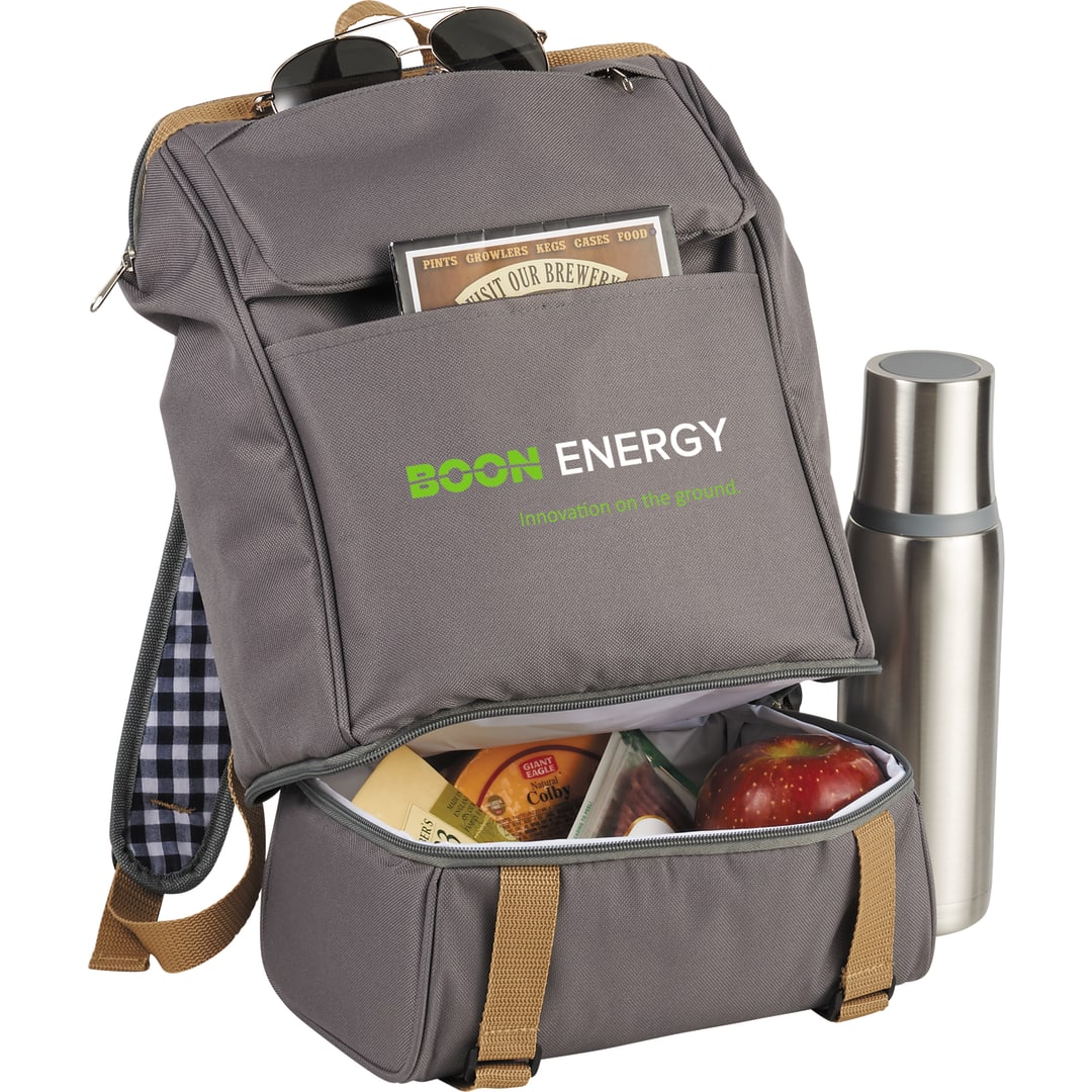 Café Picnic Backpack for Two - 1450-44 Gray