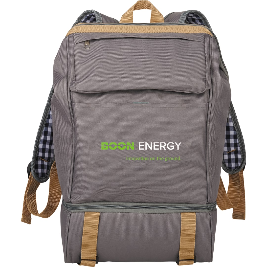 Café Picnic Backpack for Two - 1450-44 Gray