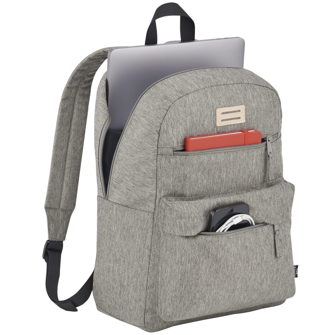 The Goods THE GOODS™ Recycled 15&quot; Laptop Backpack - SM-5956 Gray