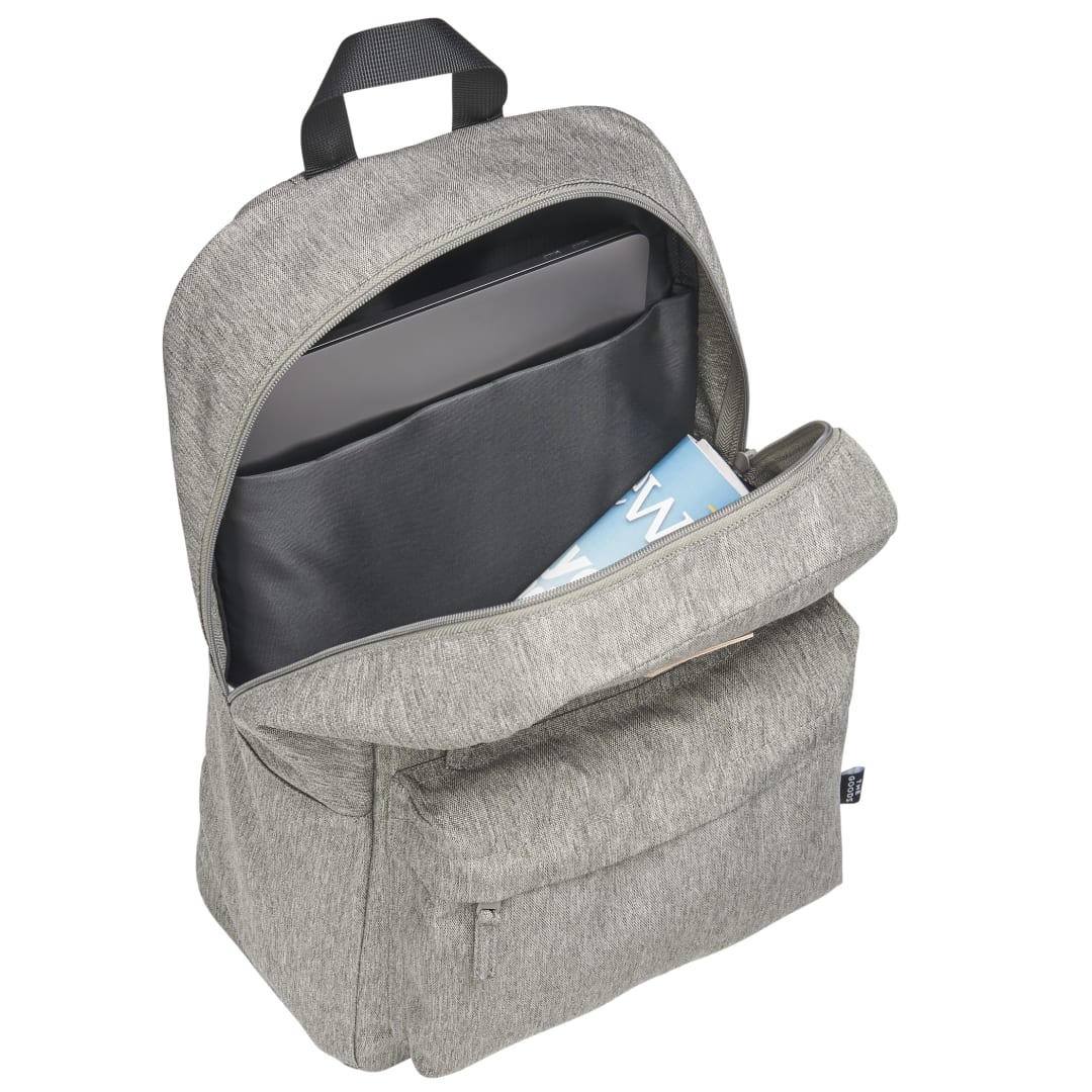 The Goods THE GOODS™ Recycled 15&quot; Laptop Backpack - SM-5956 Gray