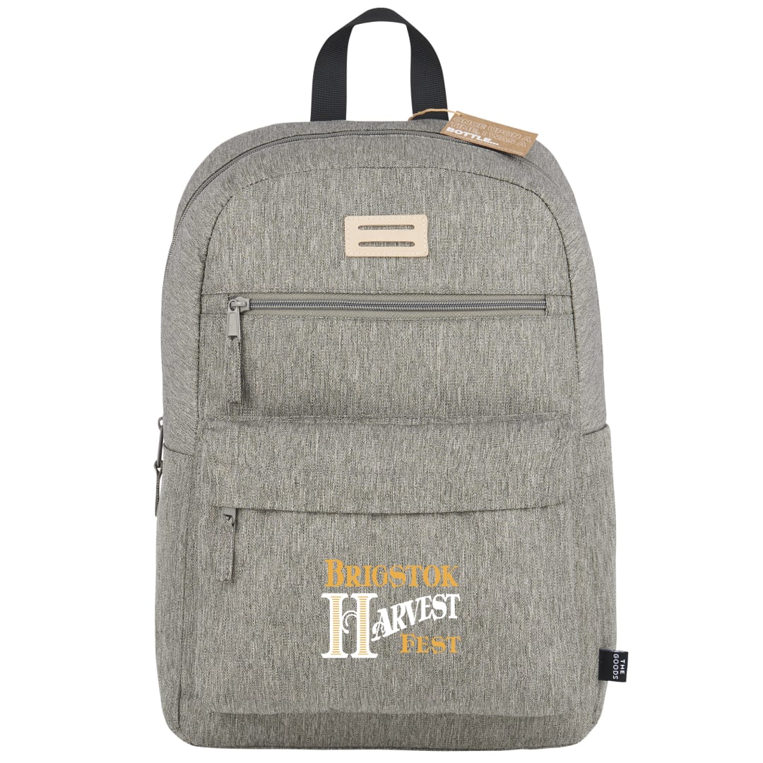 The Goods THE GOODS™ Recycled 15&quot; Laptop Backpack - SM-5956 Gray