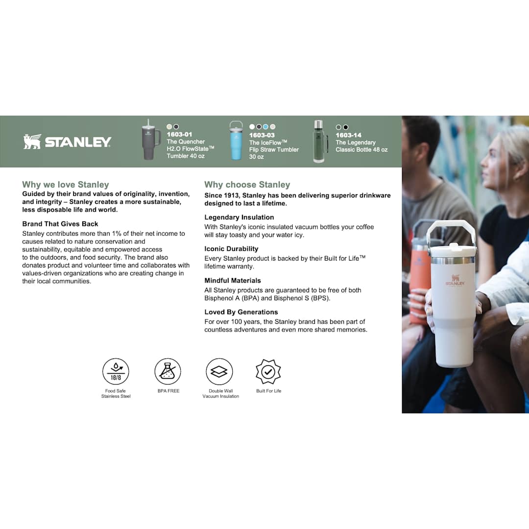 Stanley Stanley Legendary Classic Bottle 48oz - 1603-14 Black