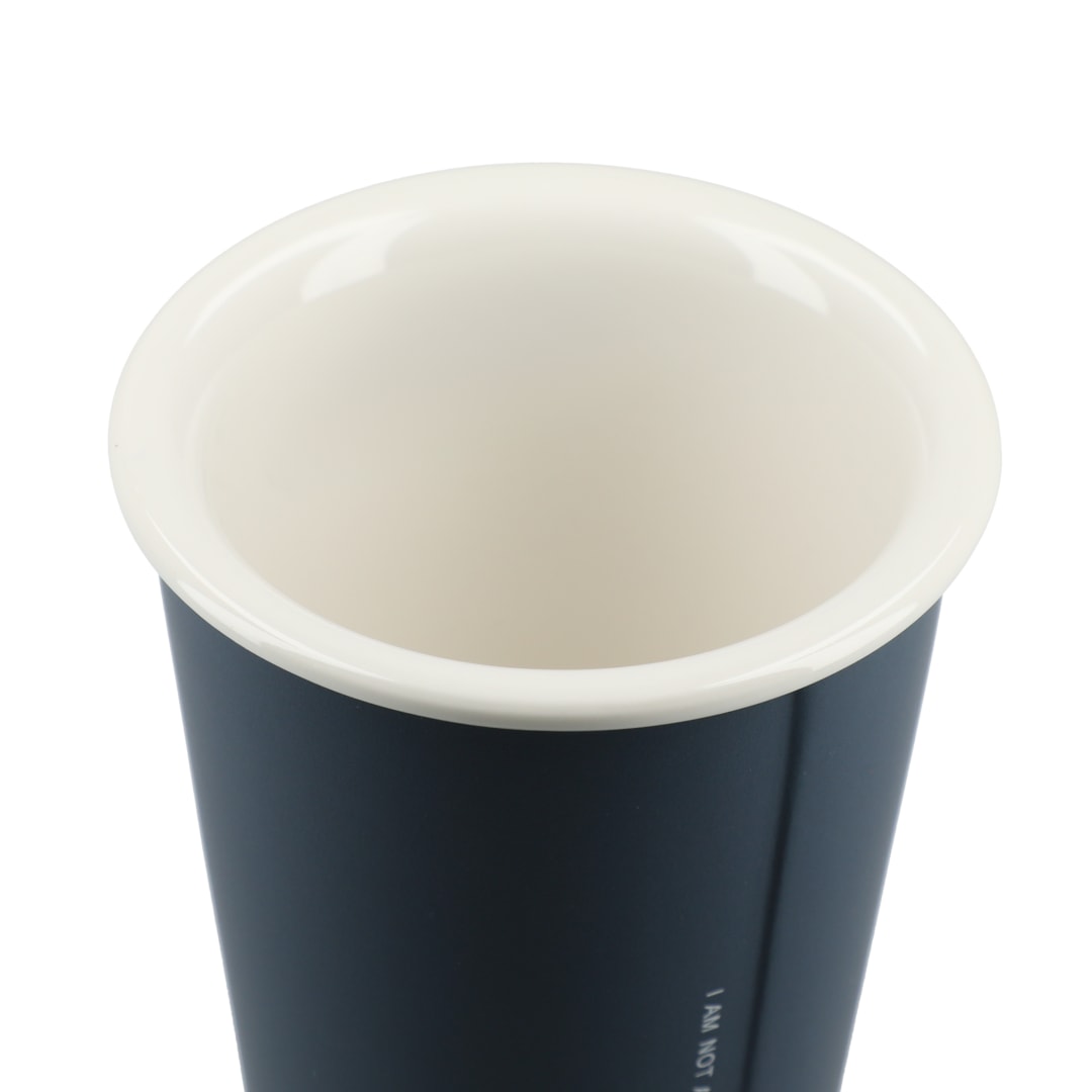 I&#39;m not a paper cup 10oz ceramic tumbler - 1600-73 Blue