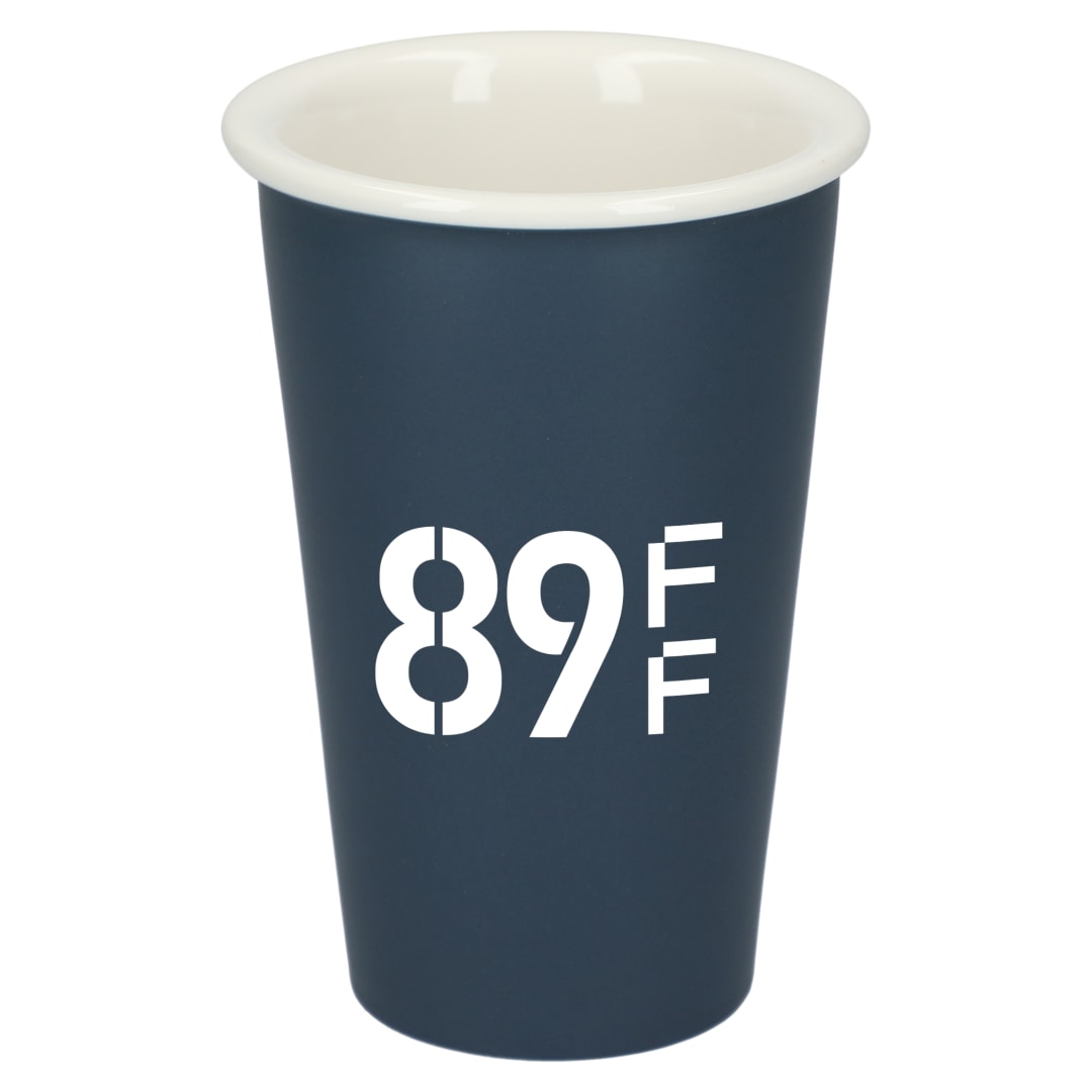 I&#39;m not a paper cup 10oz ceramic tumbler - 1600-73 Blue