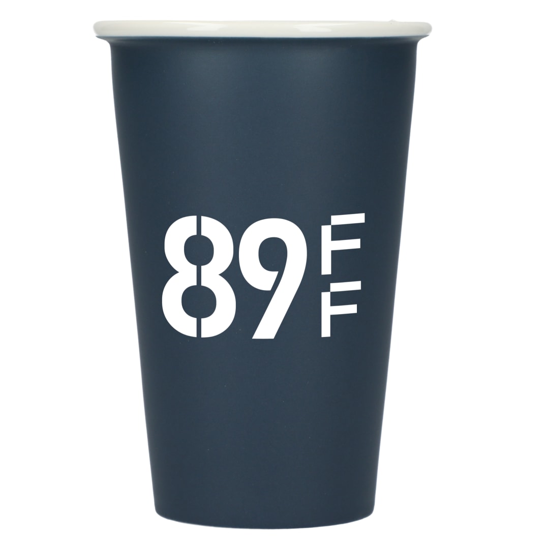 I&#39;m not a paper cup 10oz ceramic tumbler - 1600-73 Blue