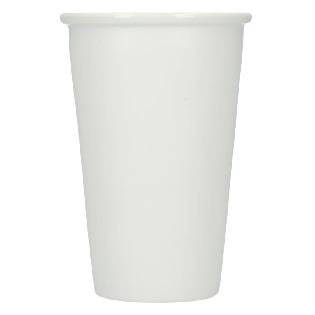 I&#39;m not a paper cup 10oz ceramic tumbler - 1600-73 White