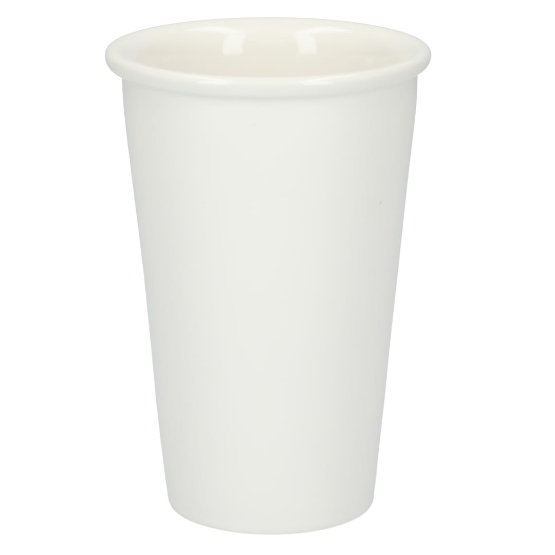 I&#39;m not a paper cup 10oz ceramic tumbler - 1600-73 White