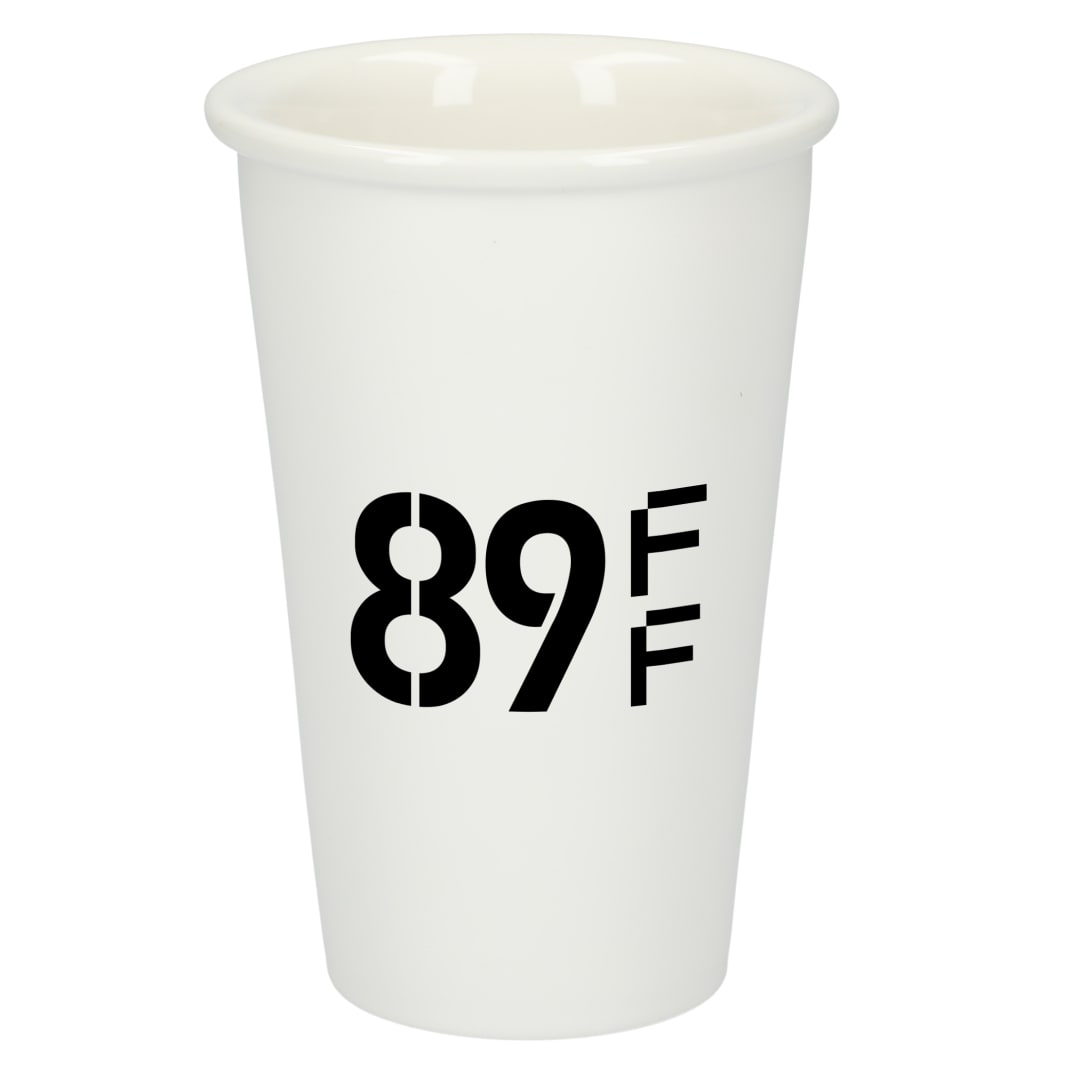 I&#39;m not a paper cup 10oz ceramic tumbler - 1600-73 White