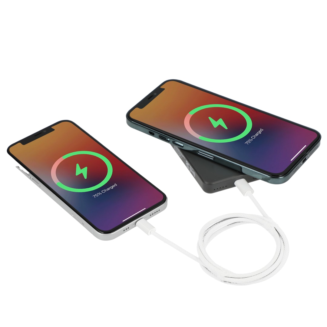 Solekick Solekick™ MagClick™ 5000 mAh Wireless Power Bank - 5077-11 Gray