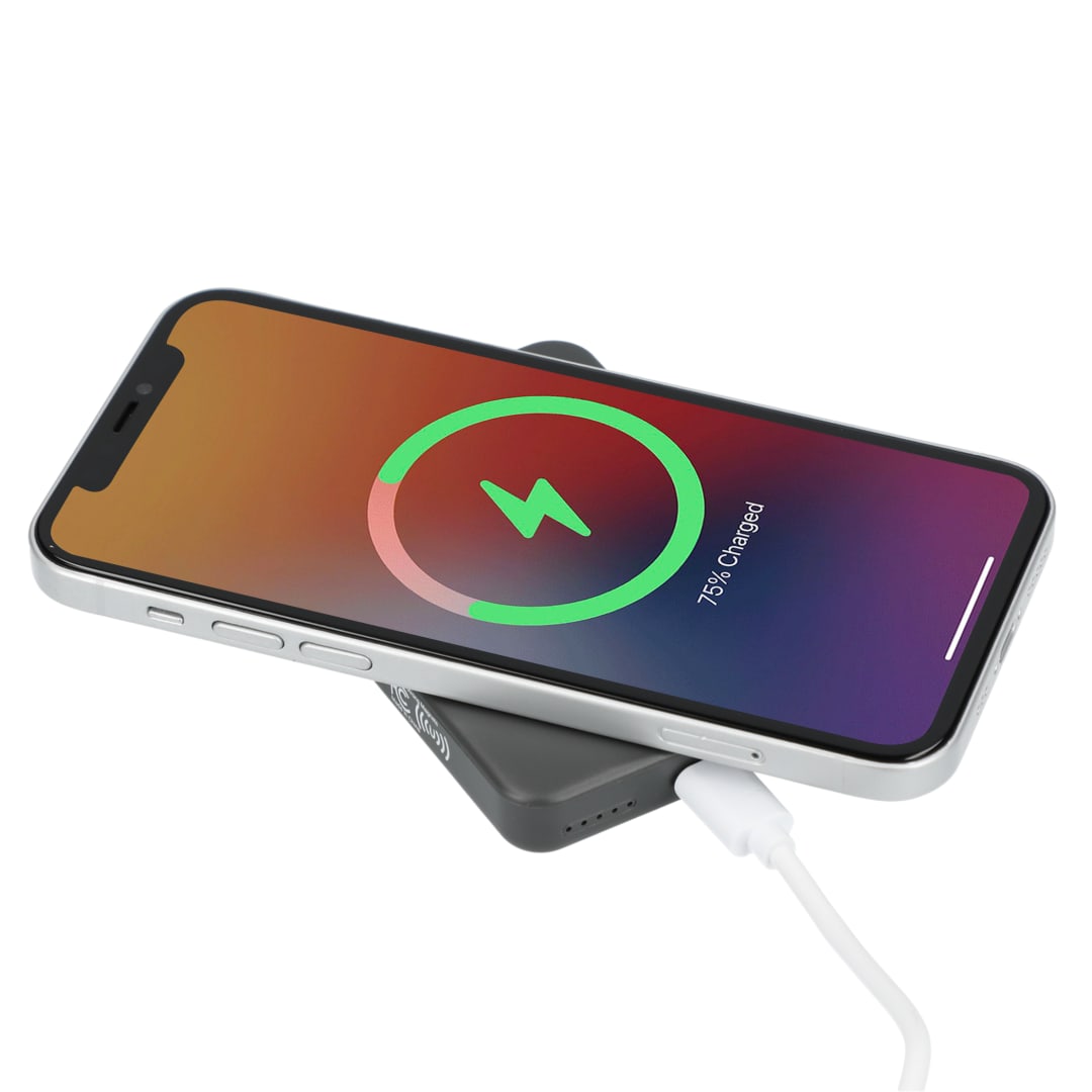 Solekick Solekick™ MagClick™ 5000 mAh Wireless Power Bank - 5077-11 Gray