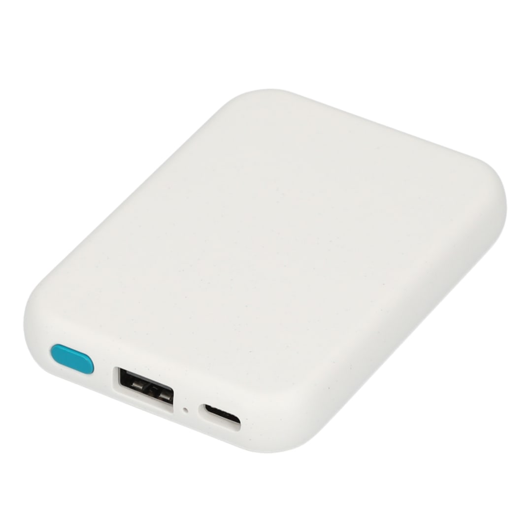 Recycled ABS 3000 mAh Wireless Power Bank - SM-2832 White