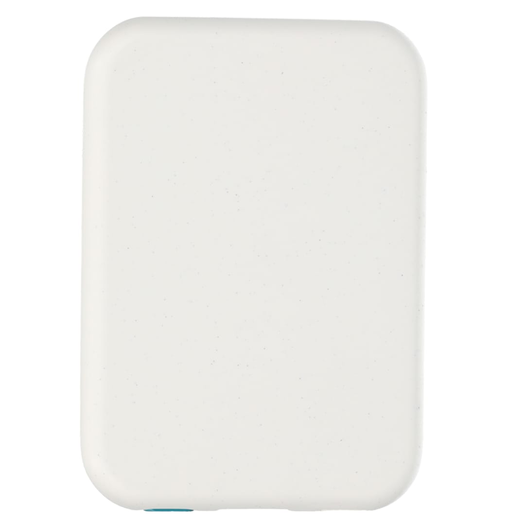 Recycled ABS 3000 mAh Wireless Power Bank - SM-2832 White