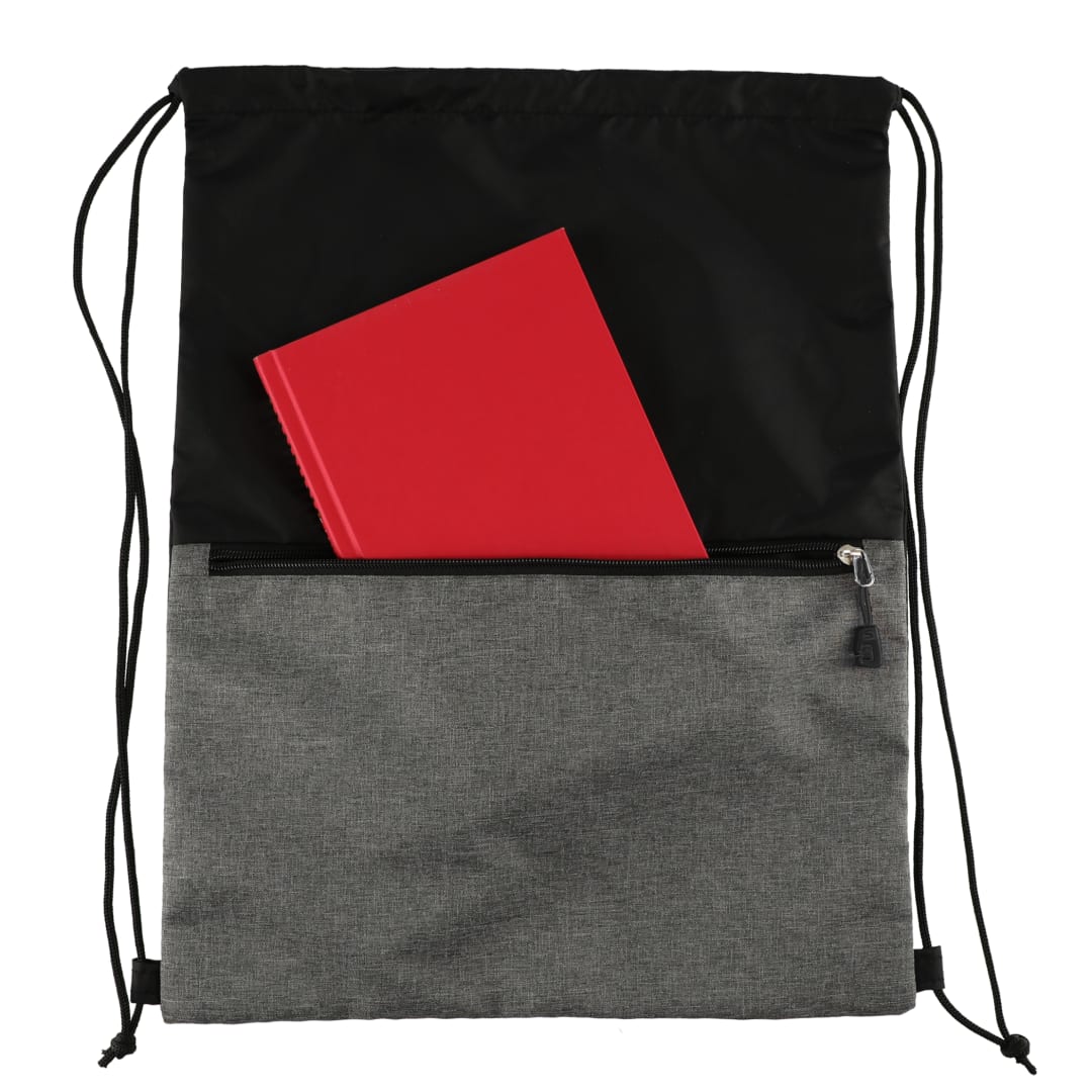 Recycled Graphite Drawstring - SM-5958 Gray