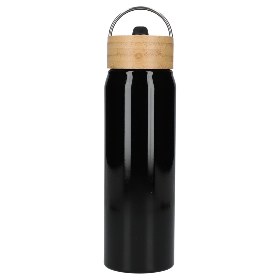 Billy 26oz ECO Aluminum Bottle w/ FSC&#174; Bamboo Lid - SM-6949 Black