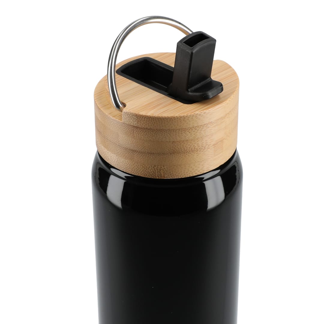 Billy 26oz ECO Aluminum Bottle w/ FSC&#174; Bamboo Lid - SM-6949 Black