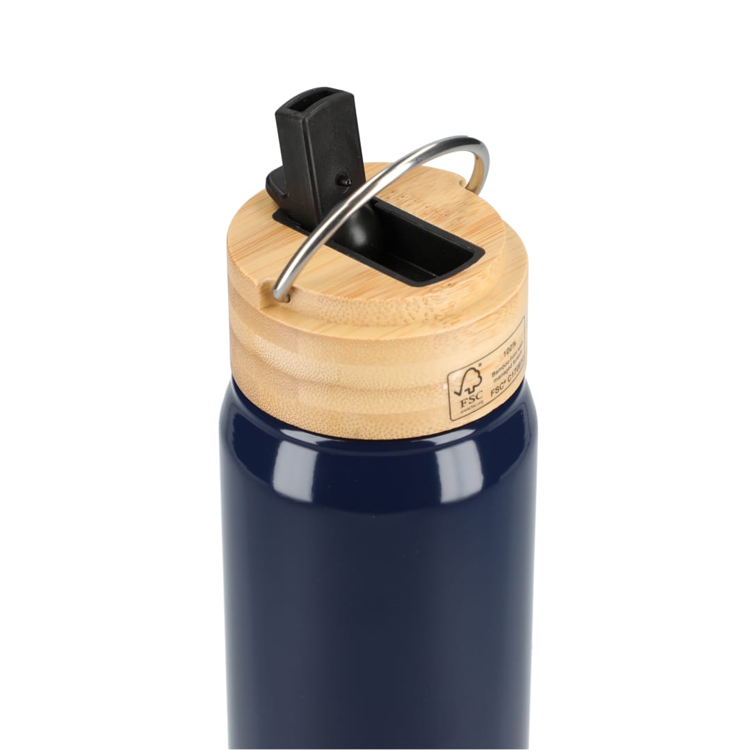 Billy 26oz ECO Aluminum Bottle w/ FSC&#174; Bamboo Lid - SM-6949 Blue