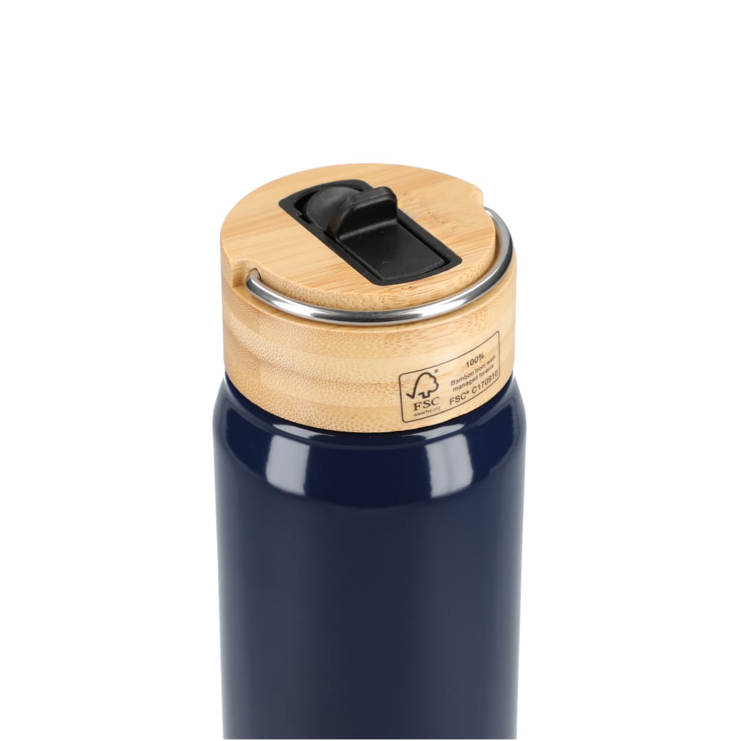 Billy 26oz ECO Aluminum Bottle w/ FSC&#174; Bamboo Lid - SM-6949 Blue