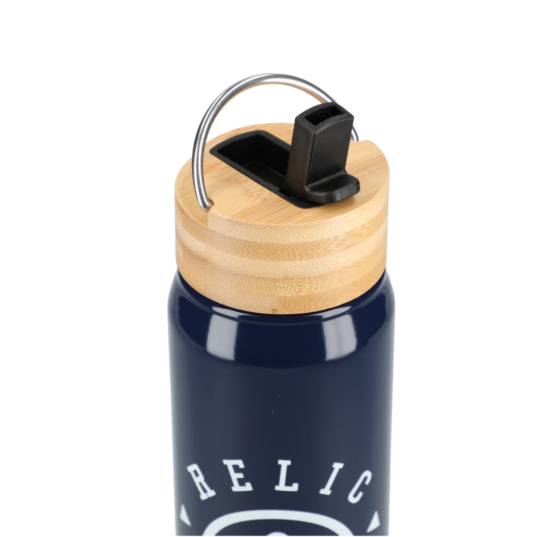 Billy 26oz ECO Aluminum Bottle w/ FSC&#174; Bamboo Lid - SM-6949 Blue