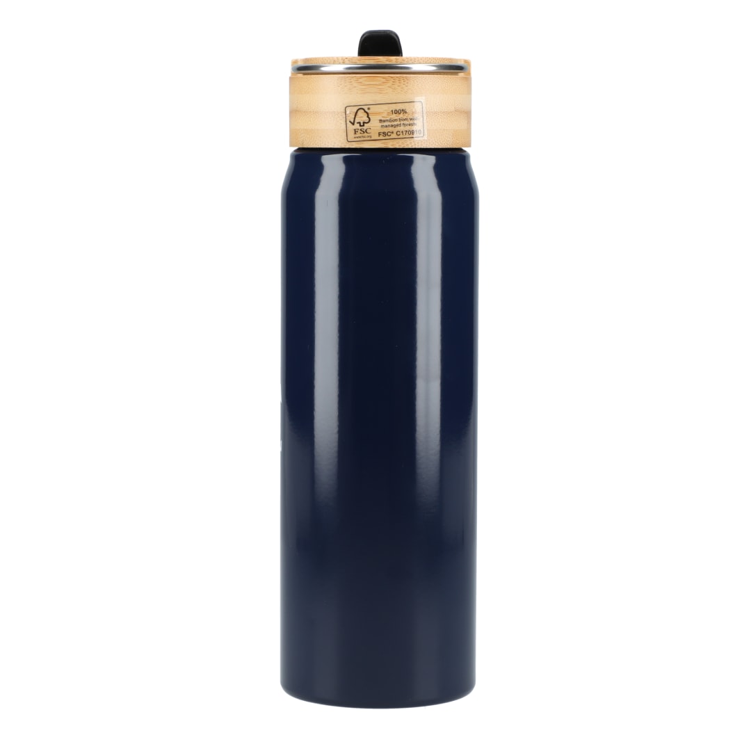 Billy 26oz ECO Aluminum Bottle w/ FSC&#174; Bamboo Lid - SM-6949 Blue
