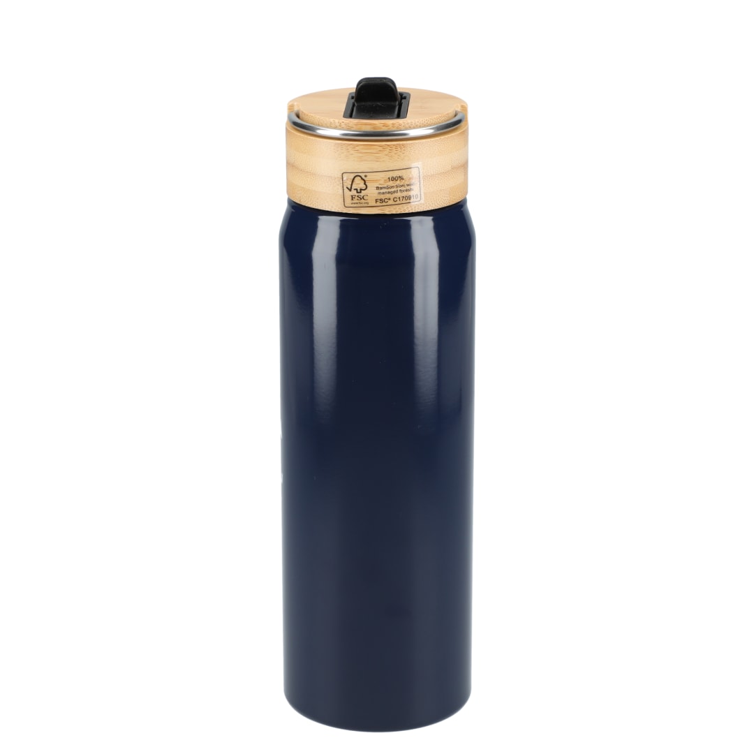 Billy 26oz ECO Aluminum Bottle w/ FSC&#174; Bamboo Lid - SM-6949 Blue