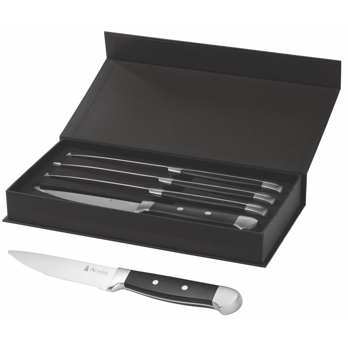 Oneida Ensemble de 4 couteaux à steak Oneida® Jumbo - LON06 black
