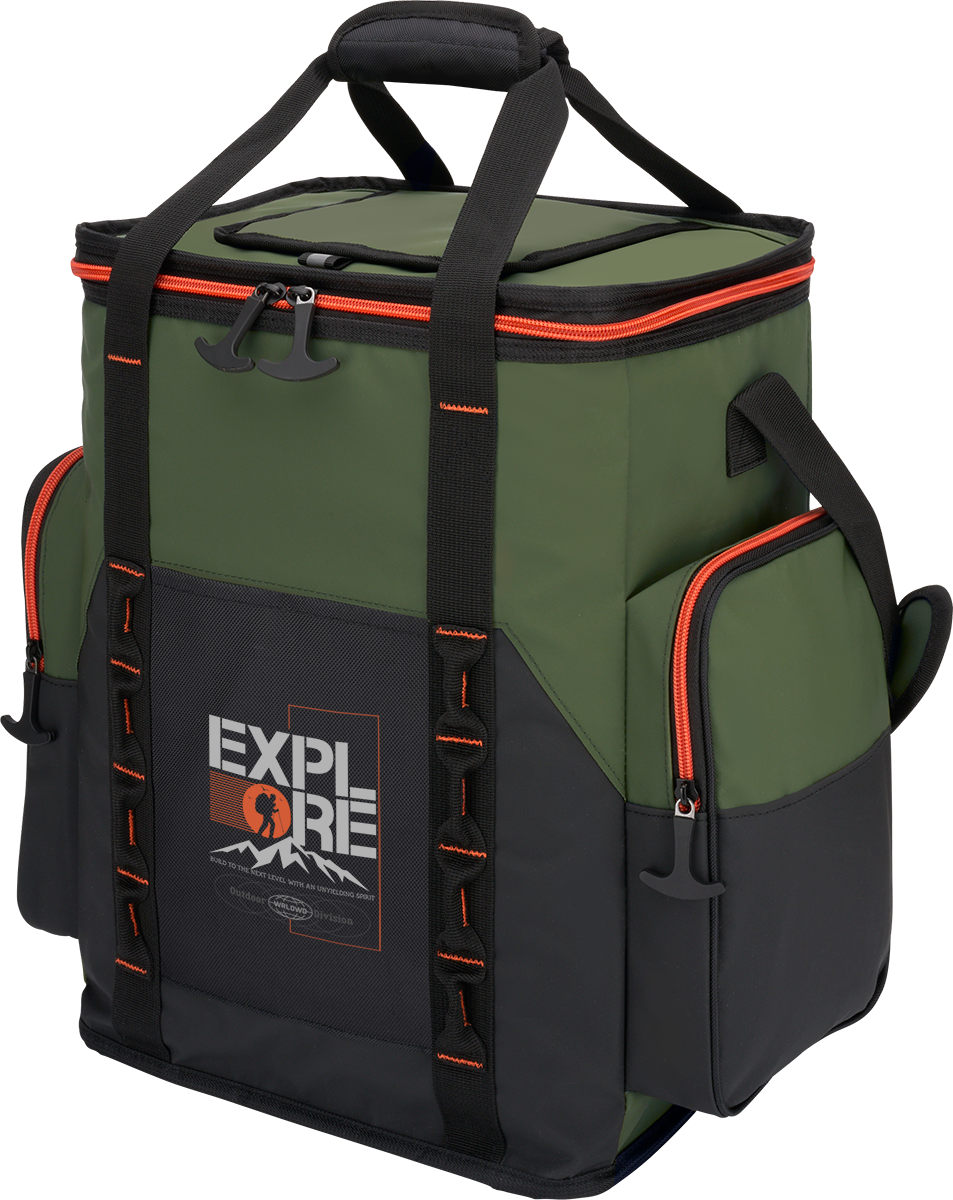 Urban Peak Urban Peak® Waterproof Ridgetop 36 Can Cooler - CB181 green