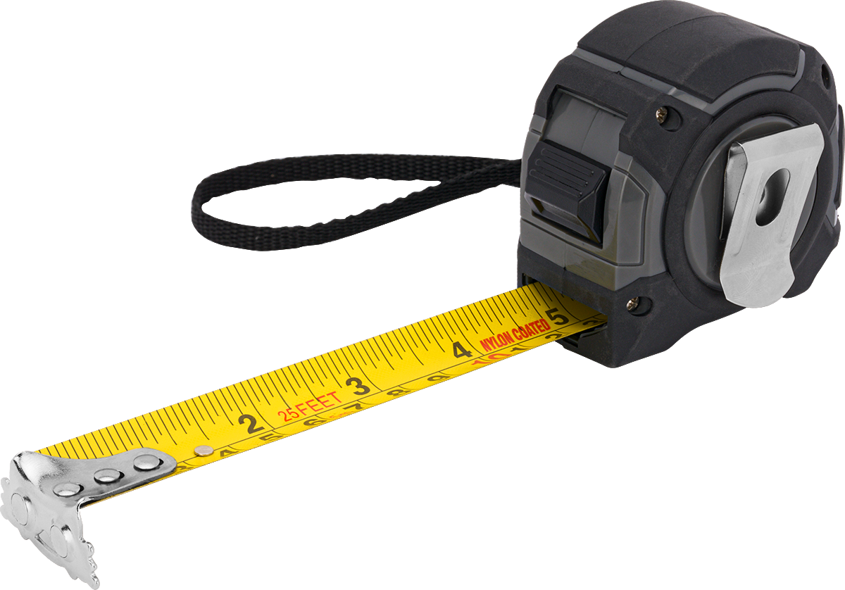 Rugged 25 ft Measuring Tape - MT1125 Gray