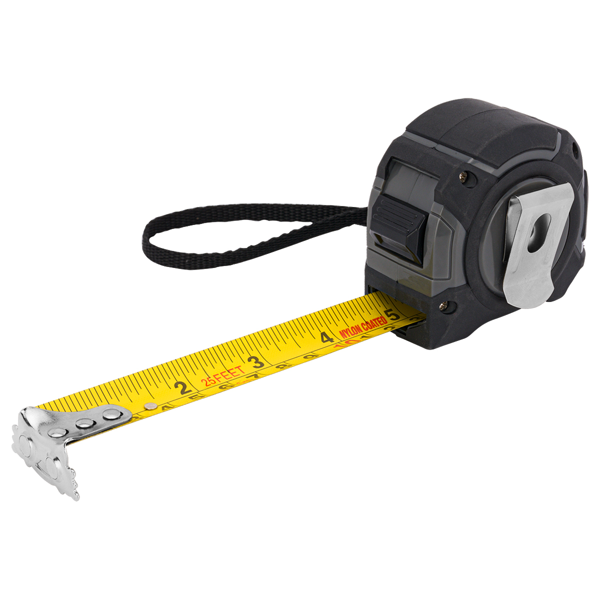 Rugged 25 ft Measuring Tape - MT1125 Gray