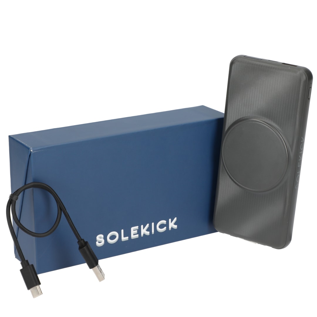 Solekick Solekick™ MagClick™ 10000 15W Wireless Power Bank - 5077-12 Gray