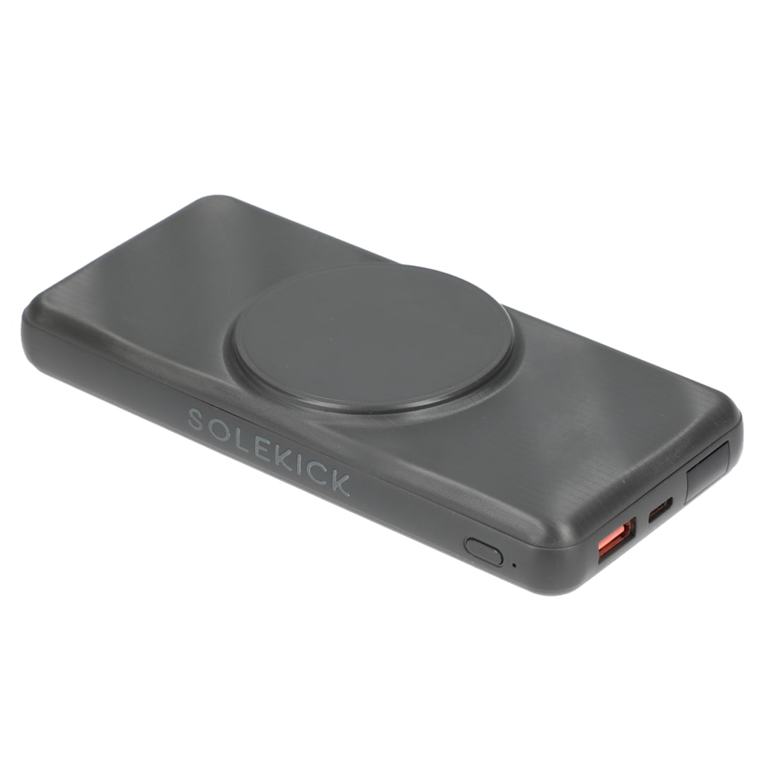 Solekick Solekick™ MagClick™ 10000 15W Wireless Power Bank - 5077-12 Gray