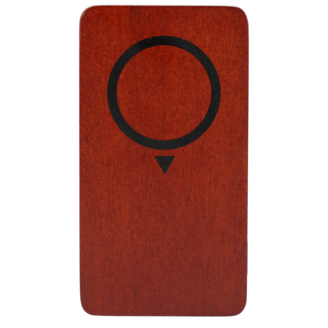 FSC&#174; 100% Wood MagClick™ Fast Wireless Power Bank - 7122-06