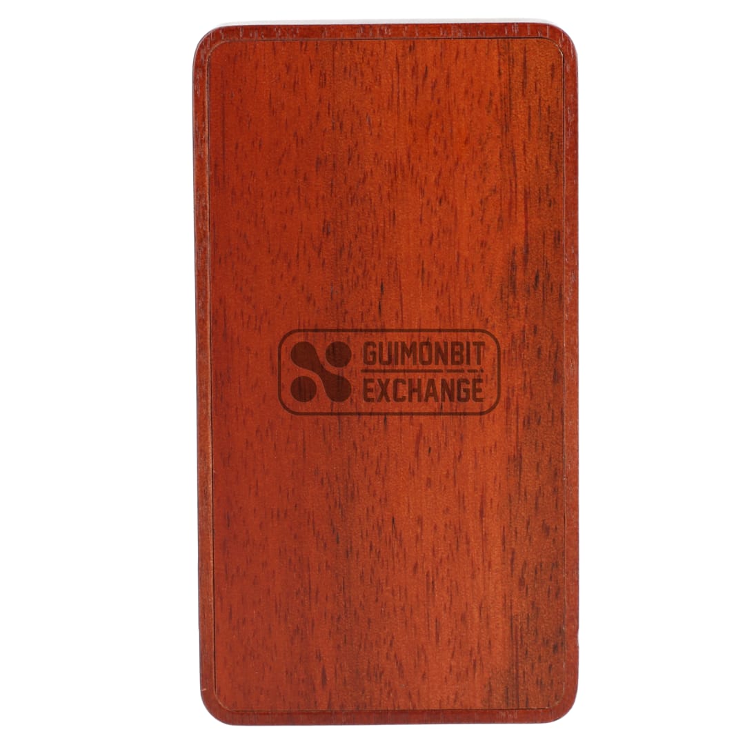FSC&#174; 100% Wood MagClick™ Fast Wireless Power Bank - 7122-06 Brown