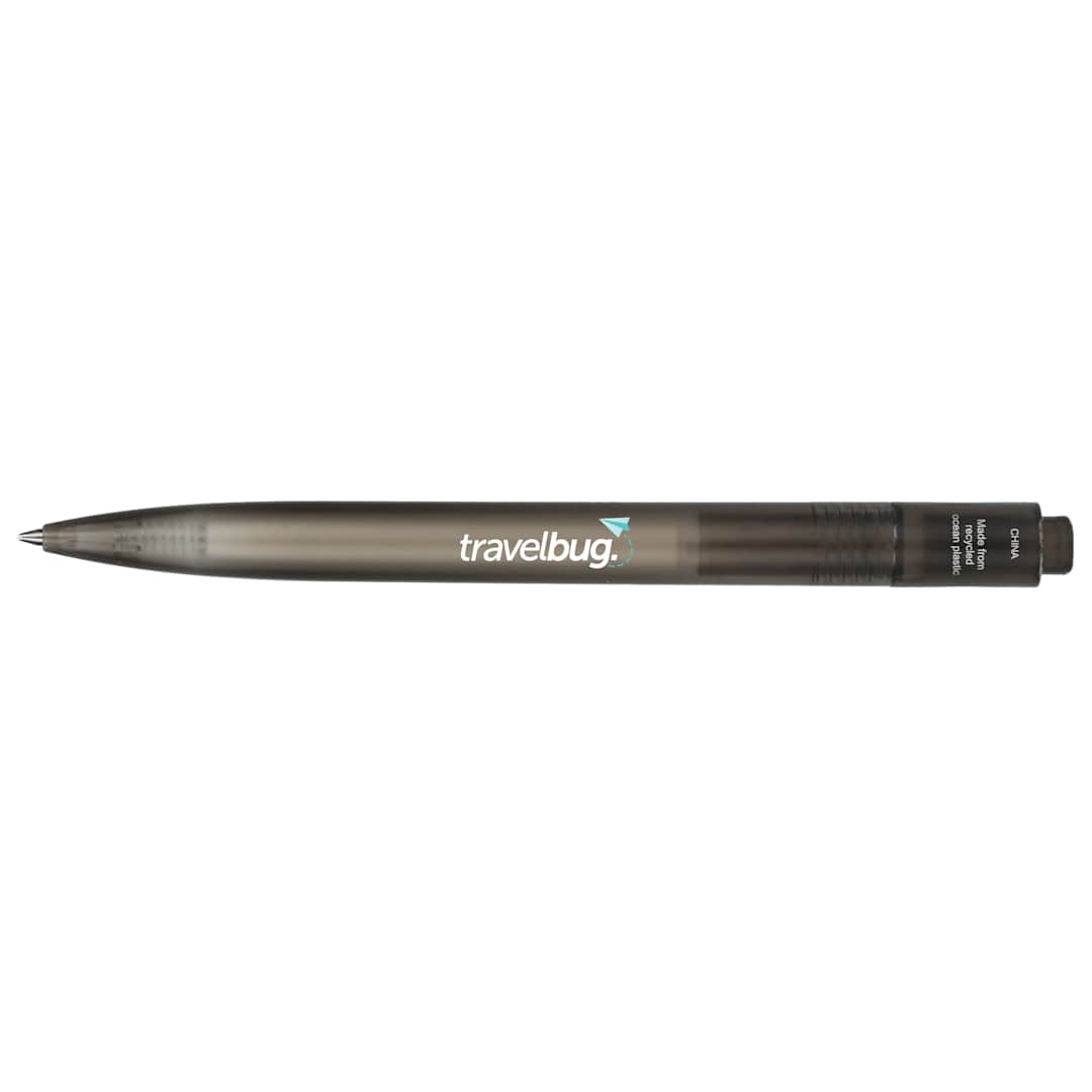 Bullet Recycled Ocean Plastic Gel Pen - SM-5279 Black