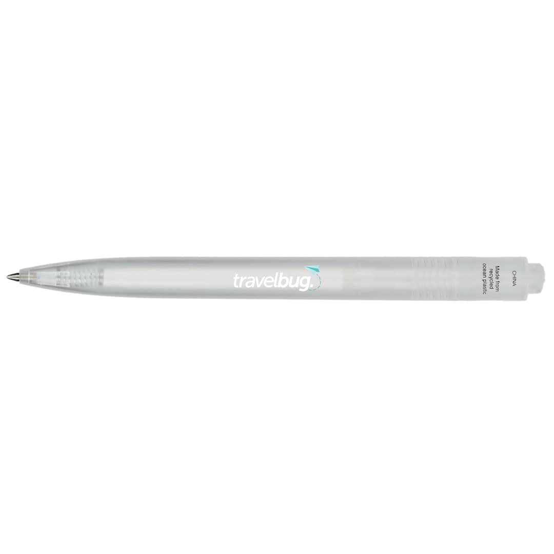 Bullet Recycled Ocean Plastic Gel Pen - SM-5279 Clear