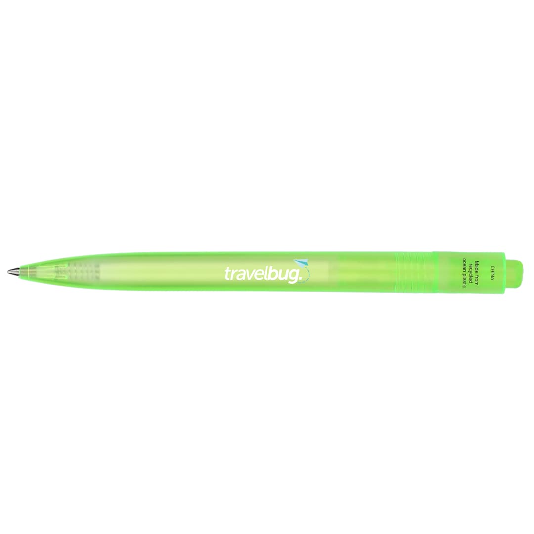 Bullet Recycled Ocean Plastic Gel Pen - SM-5279 Green