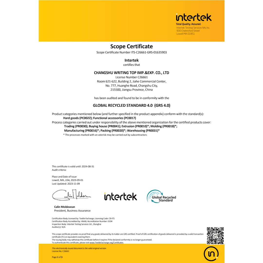 Bullet Recycled ABS Plastic Gel Pen - SM-5280 Black