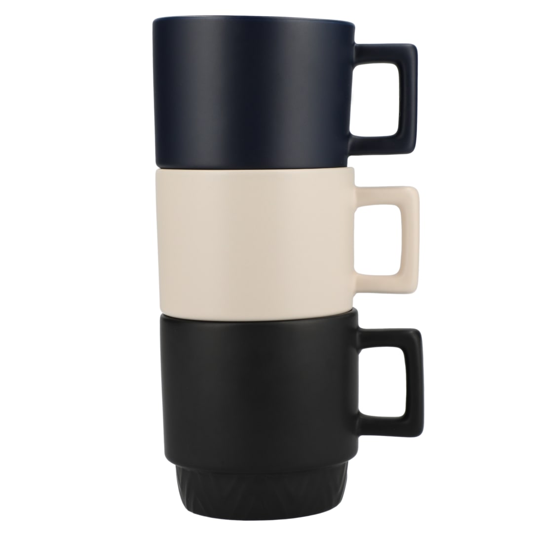 Paco 12oz Ceramic Mug - SM-6313 Black
