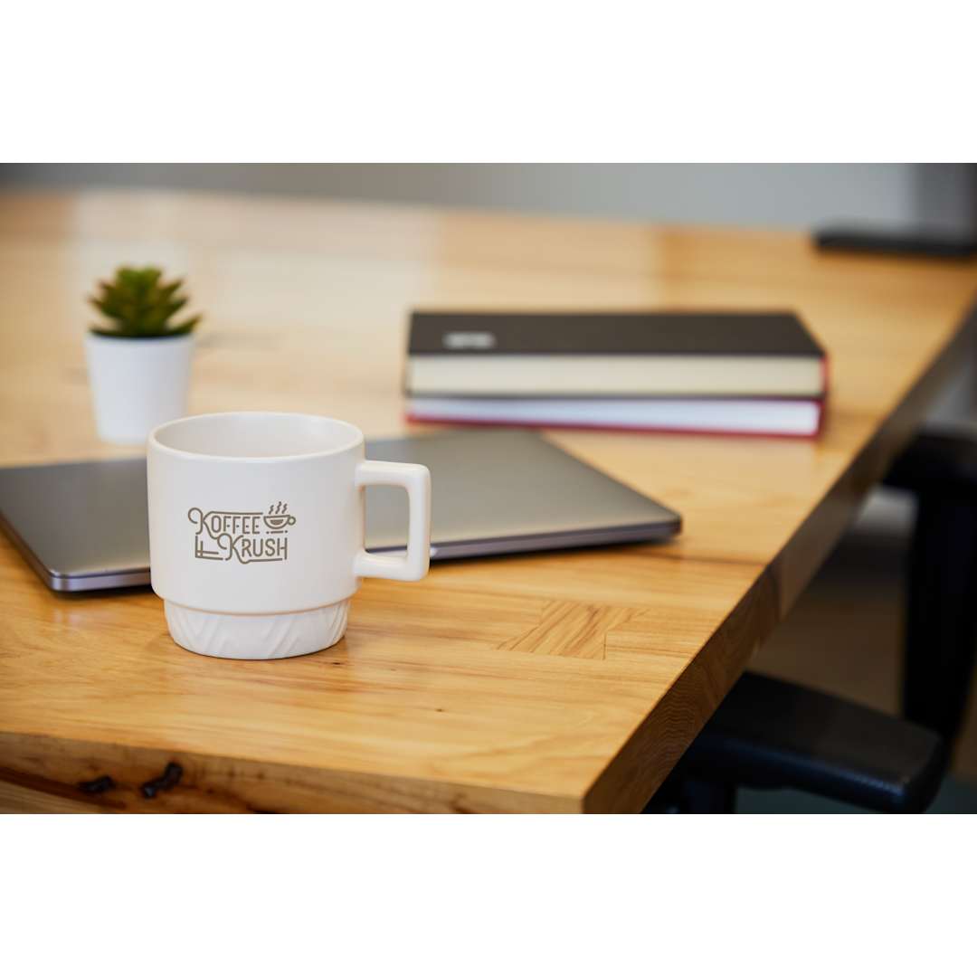 Paco 12oz Ceramic Mug - SM-6313 White